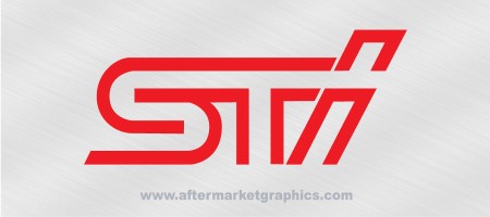 Subaru STI Decals - Pair (2 pieces)